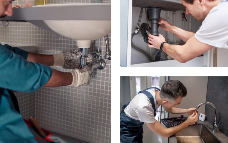 Edirne Tıkanıklık Açma ekibi kameralı robotik cihazla tıkalı gideri görüntülüyor.